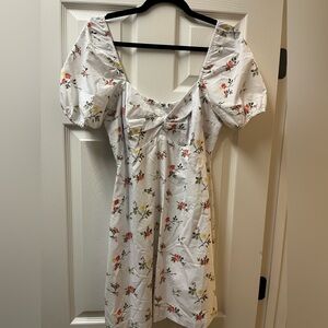 Abercrombie & Fitch White Floral Dress